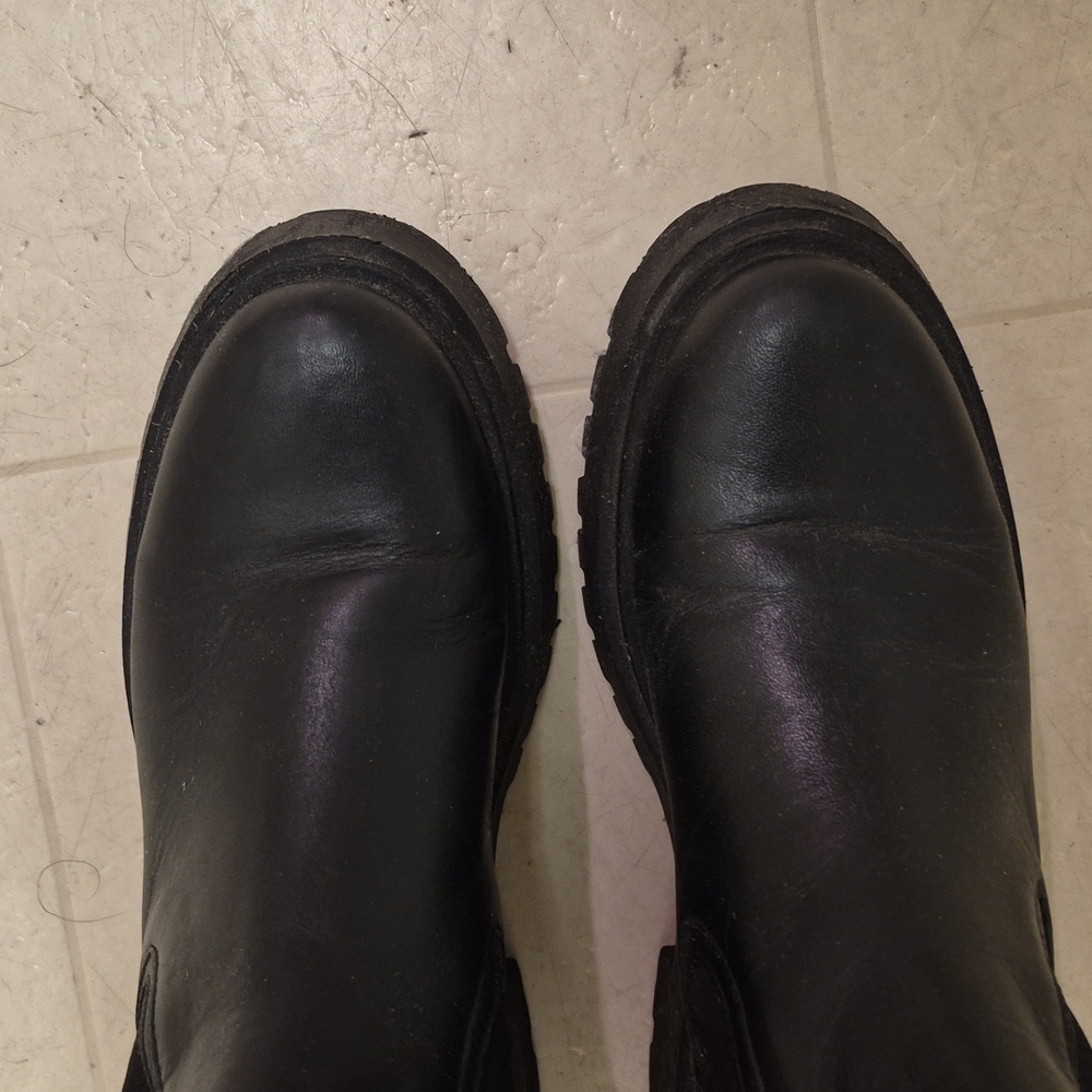 Thursday Legend Black Leather Boots - Picture 6 of 10